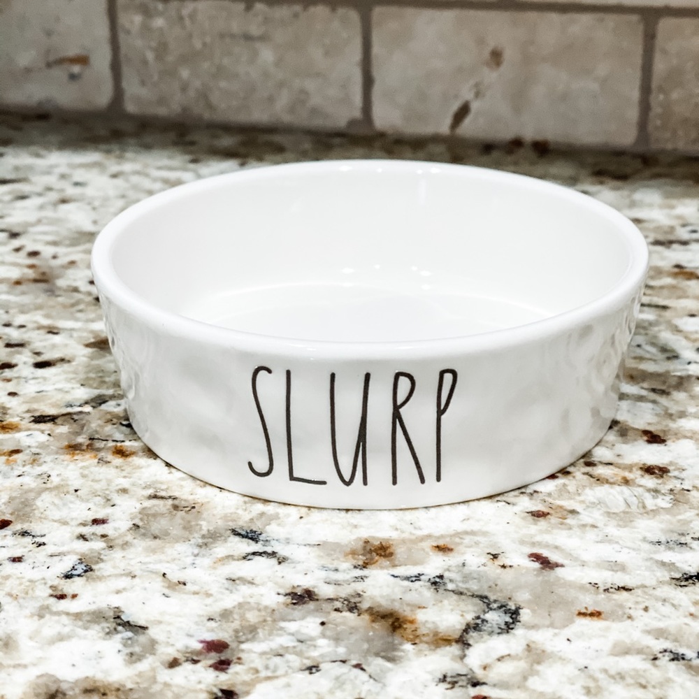 Rae Dunn pet bowl SLURP
